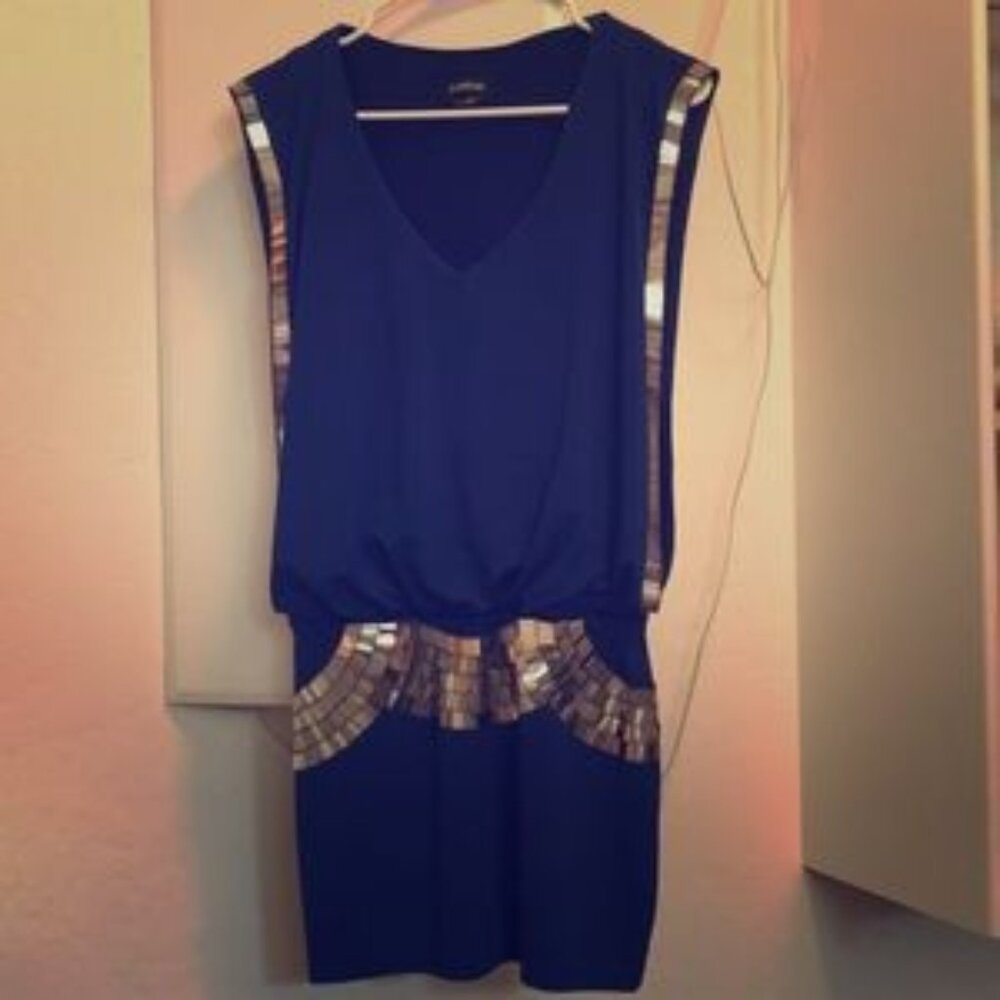 BEBE'S - Gorgeous Rhinestone Dress - Picture 4 of 5